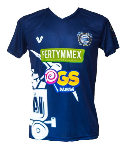 Jersey Mineros De Zimapán Tercera División Original Visita