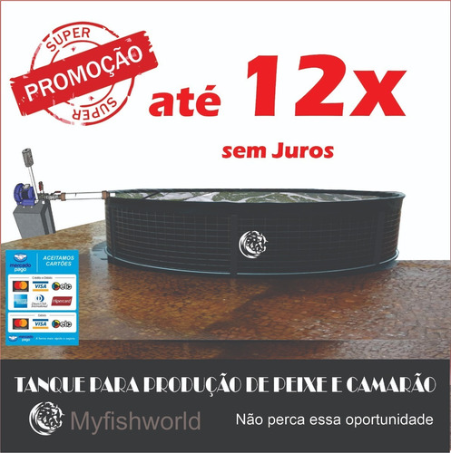 Imagem 1 de 8 de Kit Tanque 20m3 + Unidades De Aeração + Curso Grátis E Flang