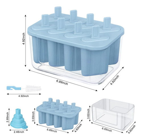 Moldes Para Paletas, Juego De Moldes Para Hacer Paletas De 8