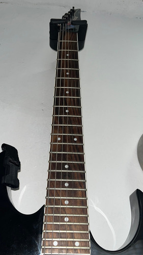 Guitarra 7 Cuerdas Ibanez Rg7321 (no Jackson, Schecter, Ltd) Diestro Negro Palo De Rosa