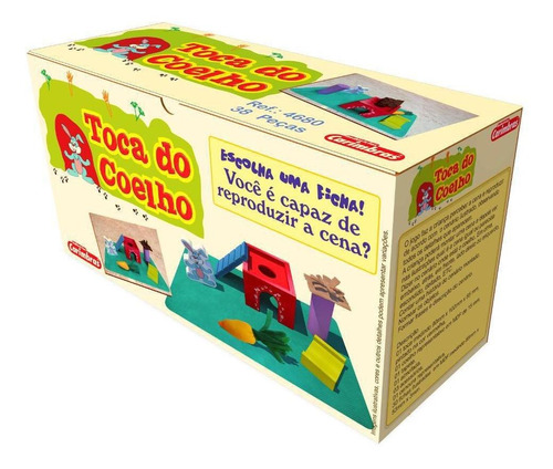 Jogo Educativo Toca Do Coelho Carimbras Brinquedos Criativos