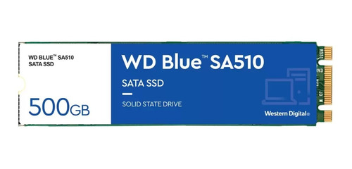 Ssd Interno Western Digital Blue Sn50 500b M2 Int Sata3 3d