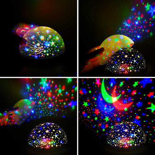 Proyector De Luz Nocturna Nebula Structure Para Niños