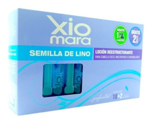Xiomara Ampolleta Semilla De Lino Reestructurante 12 Amp