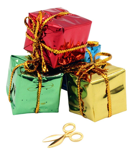 Mini Caja De Regalo Para Decoración De Casa De Muñecas,