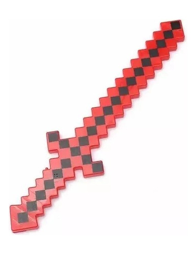 Espada De Minecraft Con Luces Y Sonido De 66 Cm Elige Color