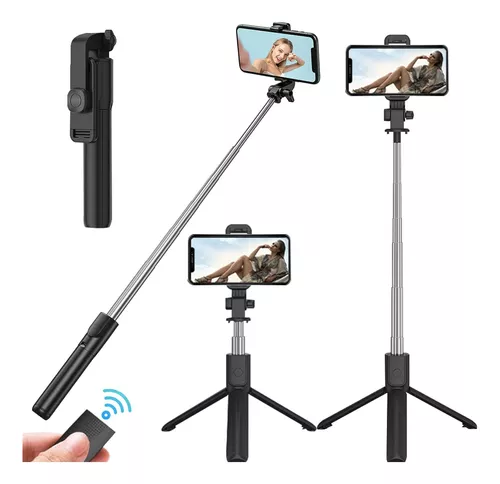 Mxcoco Palo Selfie Trípode 3 En 1, Selfie Stick Bluetooth