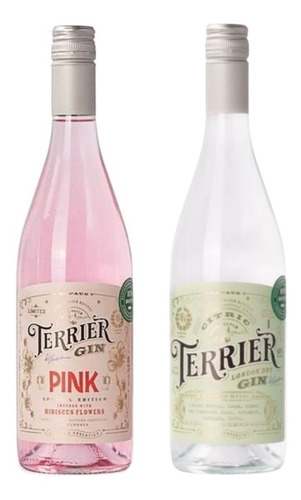 Gin Terrier Citric + Pink - Combo Gins Argentinos 750ml.