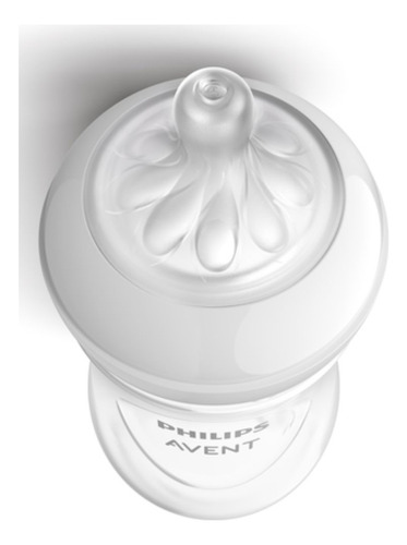 Mamadeira Avent Pétala 260ml + Chupeta Soothie Rosa