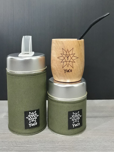 Equipo De Mate Set Matero | Bolso + Mate +yerbera +azucarera