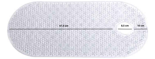 Imagen 3 de 10 de Alfombra Antideslizante Bañera 87x38 Cm