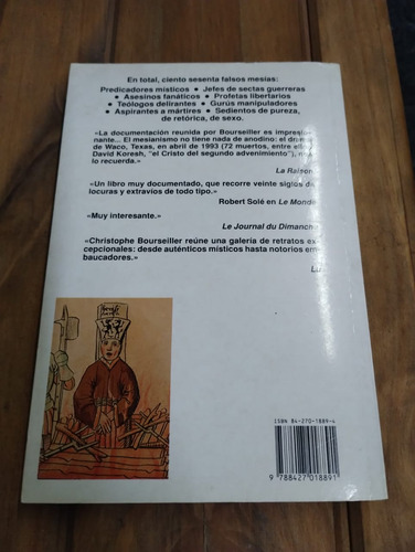 Los Falsos Mesias - Christophe Bourseiller (Usado)
