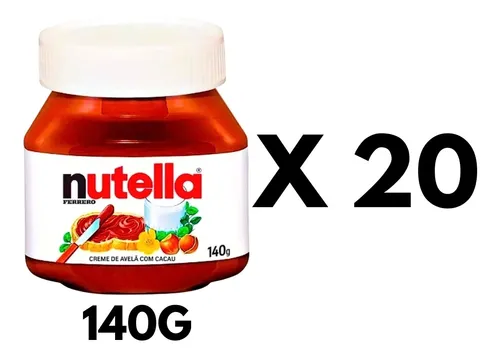 comprar Kit Caixa De Creme De Avelã Nutella 140g - 2cx Cu002F 10un