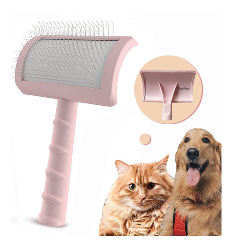 Alfiler Slicker Brush Tinypoint, Grande Y Largo, Para Perros