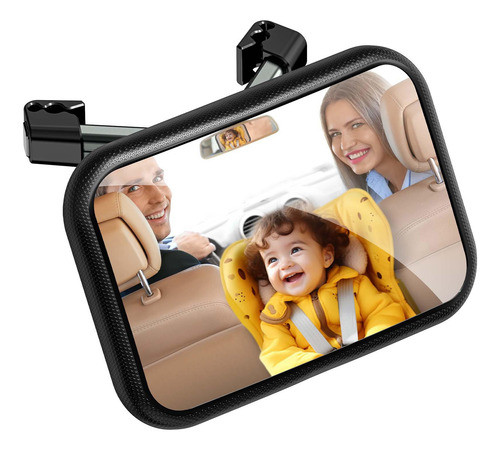 Espejo De Coche Para Bebé, Espejo De Asiento Estilo Básico