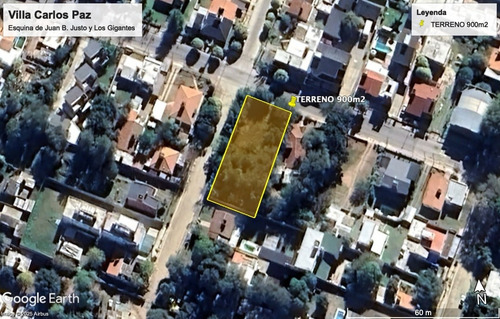 Vendo Lote Esquina En Villa Carlos Paz. Córdoba.