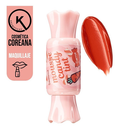 Tinta Candy Lip Tint Mousse Para Labios - Cosmética Coreana