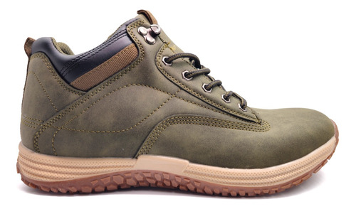 Botin Hombre Cuero Casual Térmico Acolchado Timb