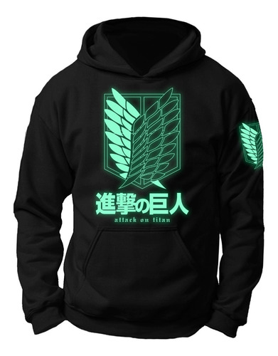 Sudadera Shingeki No Kyojin Attack On Titan Brilla Oscuridad