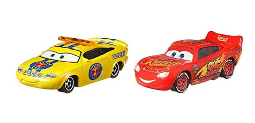Disney Y Pixar Cars Charlie Checker Y Lightning Mcqueen