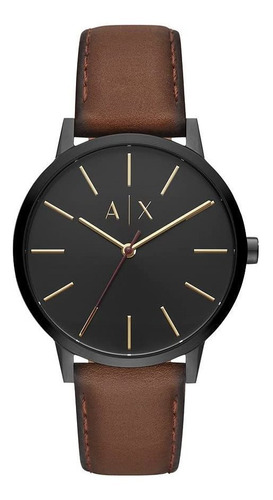 Reloj Hombre Armani Exchange Ax2706 Cuarzo Pulso Marron En