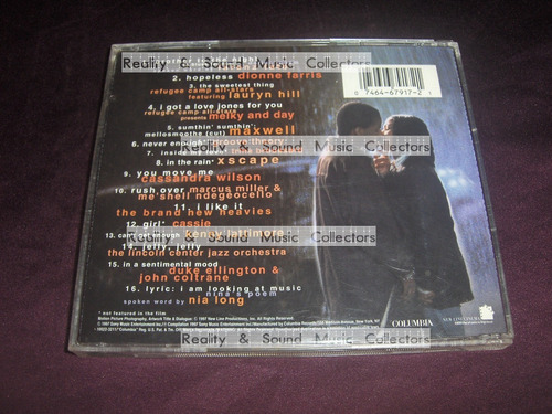 Love Jones The Music Soundtrack Cd Lauryn Hill Dione Farris (Usado)