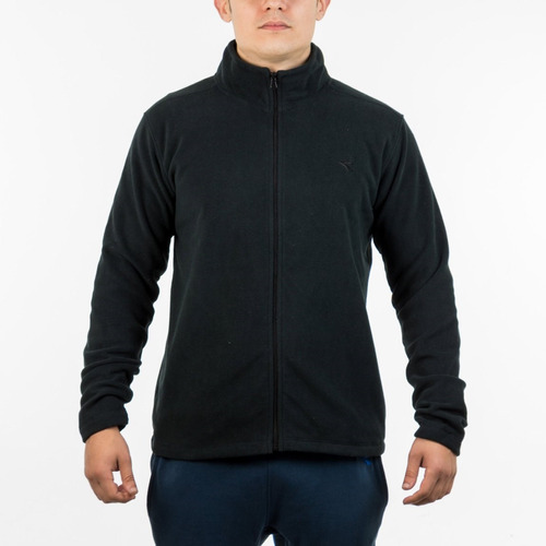 Diadora Men's Micropolar Jacket - Black