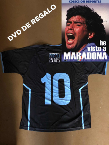 Remera Maradona Con Dvd De Regalo