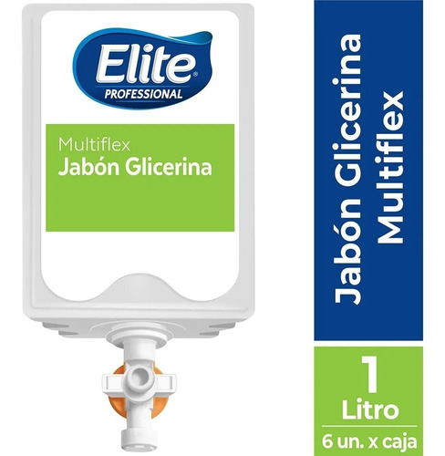 Jabón Elite Multiflex Glicerina 6 X 1 Litro 98133 