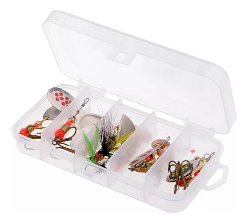 Kit De Señuelos De Pesca Con Lentejuelas Duras, 1 Caja