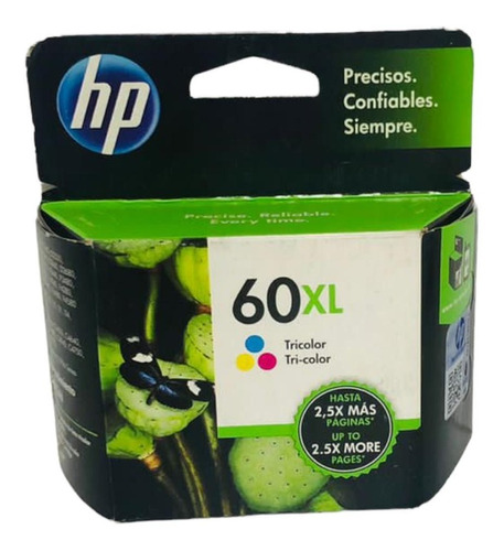 Cartucho Hp 60xl Tricolor Cc644wl 