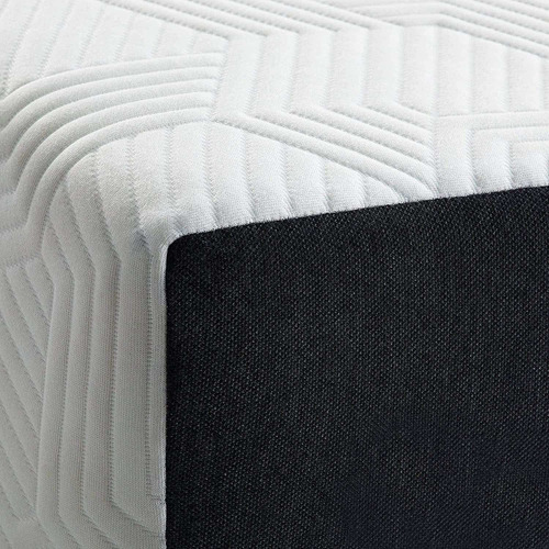 Colchon De Memory Foam Con Gel Individual 25 Cm Lucid Blanco