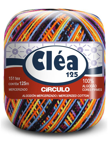 Fio/linha Cléa 125 Tex 151 100% Algodão Merc. 125m-anuncio 2 Cor 9233-Africa