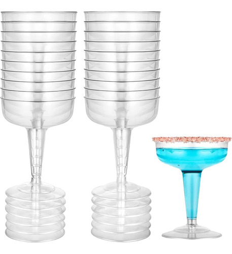 Elegantes Copas De Champán De Plástico Transparente De Lujo 