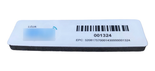 Etiqueta Tag Rfid Uhf Para Objetos Metálicos 74x20x5mm 100un