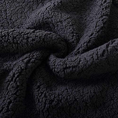 Funda De Almohada Ultra Suave Con Cierre En Color Negro