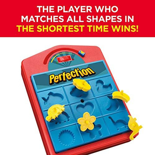 Jogo Hasbro Gaming Perfection Estourando Formas E Peças Para