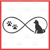 Comprar Calco Stickers Perro Infinito Auto Motos Termos Tuning Pc