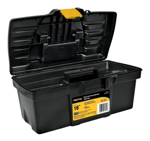 Caja Herramienta Broche Amarillo 19'' Pretul 20533