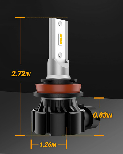 Bombillas Led Antiniebla Sealight H11/h8/h16 3000 K, Color Á