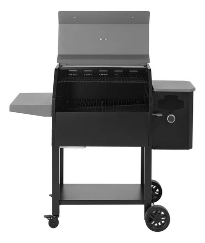 Asador Parrilla Ahumador Commodore Expert Grill Con Pantalla Color Negro