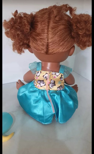 Boneca Baby Alive Hora De Comer Negra - Hasbro A8347 (Usado)