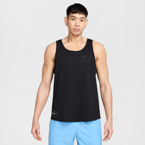 Camiseta De Natación Para Hombre Nike Negro Hv7073-01