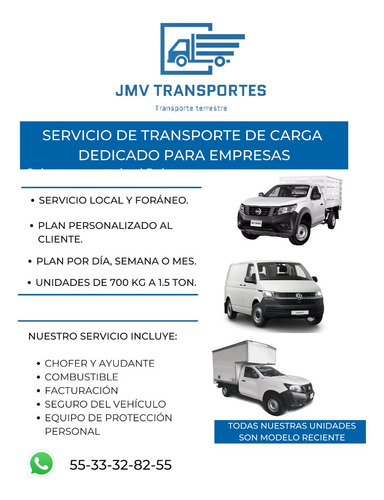 Transporte De Carga Dedicado A Empresas.