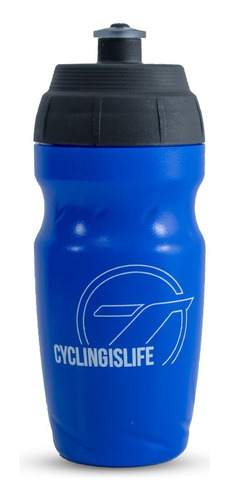 Garrafa Squeeze Térmica Bicicleta 400ml Nylon Mtb Speed Tsw Cor Azul