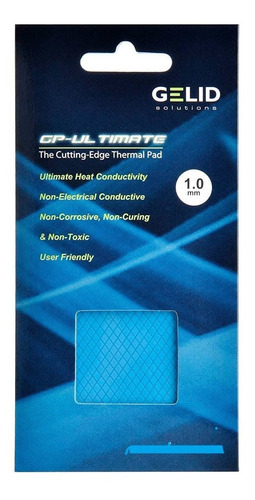 Pad Térmico Gelid Gp-ultimate 90x50x1.0mm 15 W/mk Color Gris CPU GPU Consolas de Juegos Placas de Video PC Notebooks