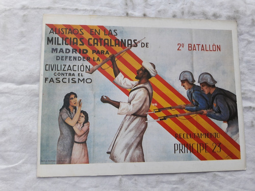 Afiche Guerra Civil Española N° 69 Reclutamiento Principe 23
