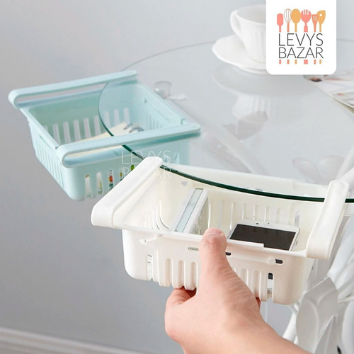 Imagen 5 de 10 de Pack X5 Canasto Organizador Colgante Para Heladera Extensibl