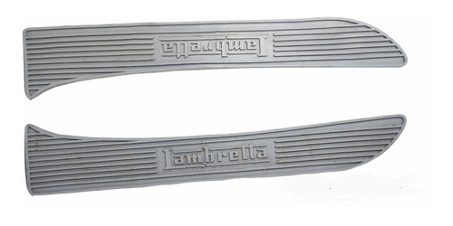 Imagen 1 de 4 de Alfombras Traseras De Lambretta 125 Y 150 Ld En Color Gris