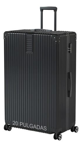 Jyybn Maleta Mano de Viaje 20in 10kg Rigida 4 Ruedas360° Negro Color Resistente al Desgaste Silencioso Impermeable y Antirrobo